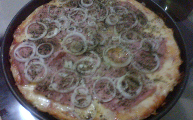 Pizza caseira da Juju