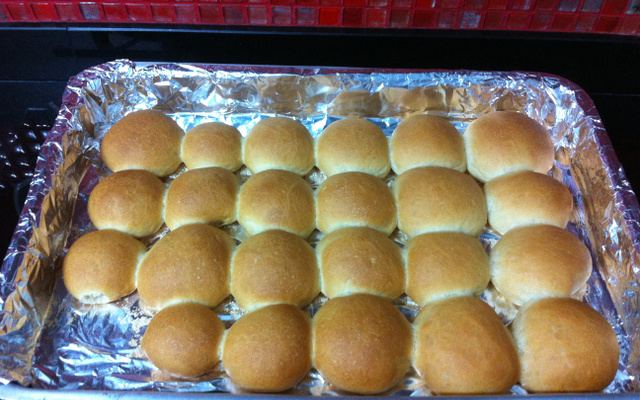 Pão de hambúrguer caseiro