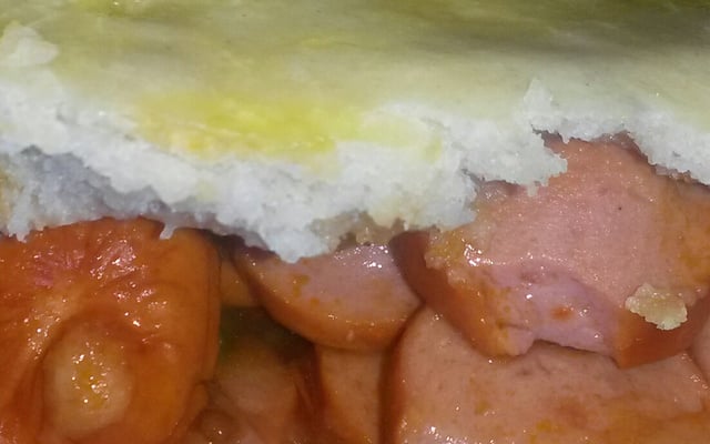 Cachorro quente de forno