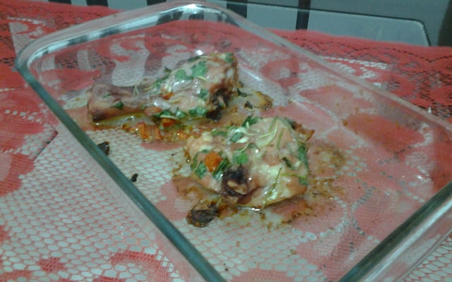 Frango ao forno com alecrim