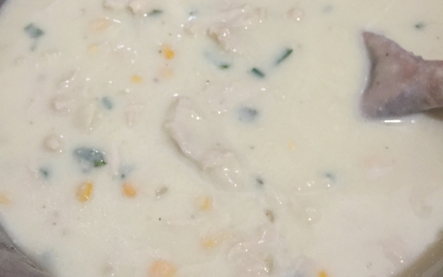 Sopa fit de frango com batata doce