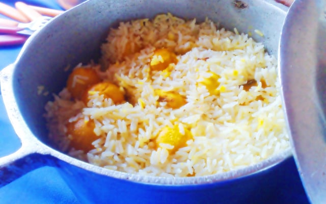 Arroz com pequi