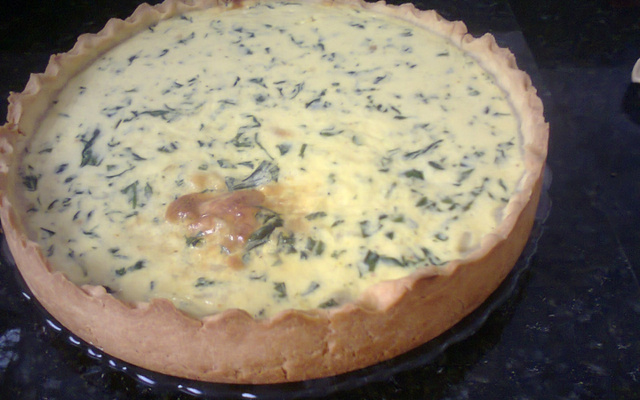 Quiche de espinafre