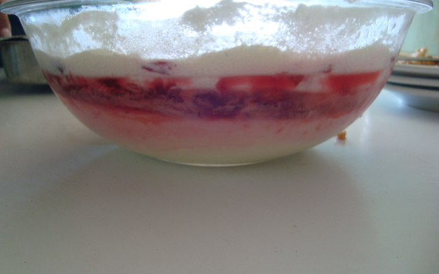 Sobremesa de morango