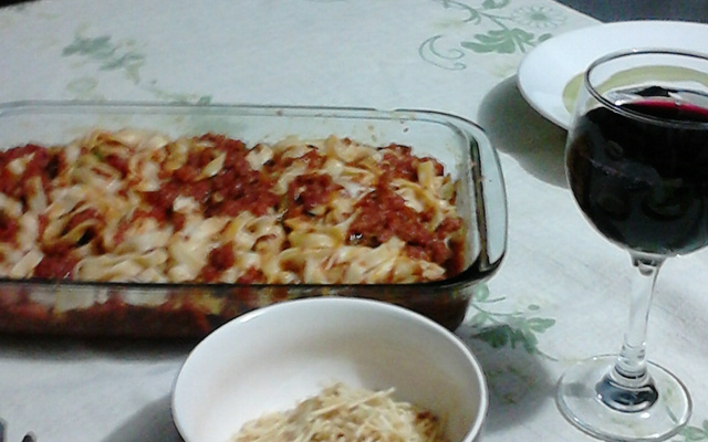 Macarrão com Salame do Remi