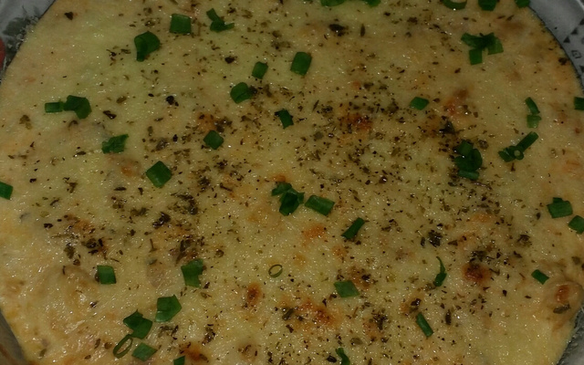 Camarão aos quatro queijos