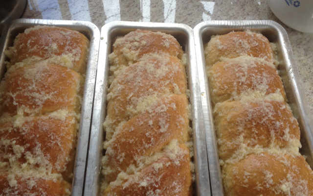 Pão doce de leite condensado de liquidificador