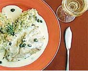 Filé de linguado à francesa