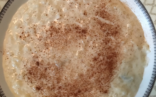 Arroz doce cremoso - uma delícia