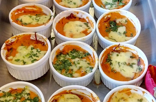 Filé de frango com molho de manga