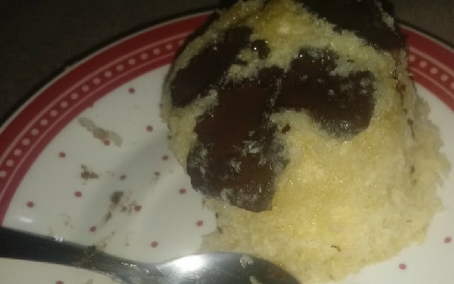 Bolo de caneca sem farinha (chocolate)