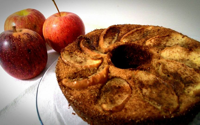 Bolo de maçã