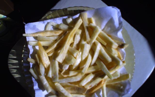 Aipim tipo batata frita