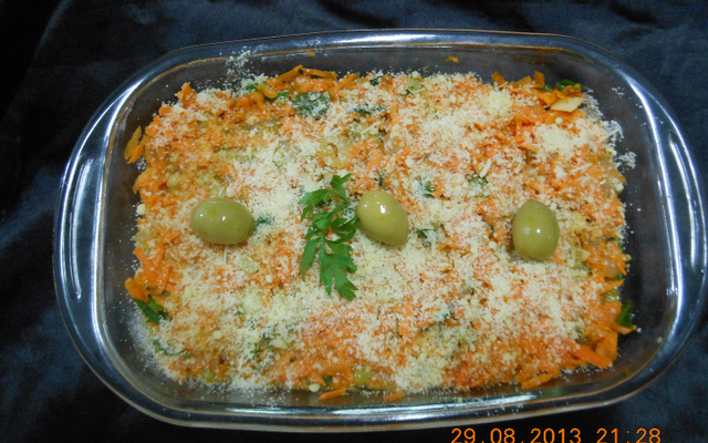 Torta de cenoura simples