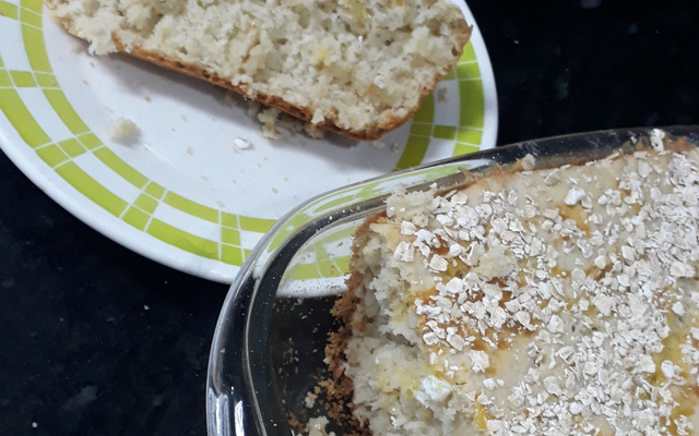 Pão integral fácil com aveia