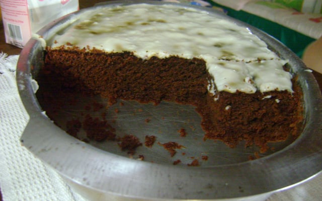Bolo de chocolate de liquidificador