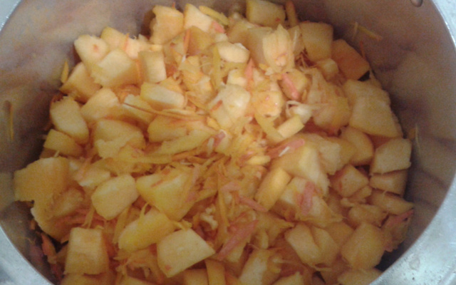 Doce de abóbora com coco