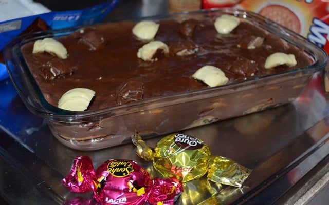 Torta de bolacha - puro chocolate