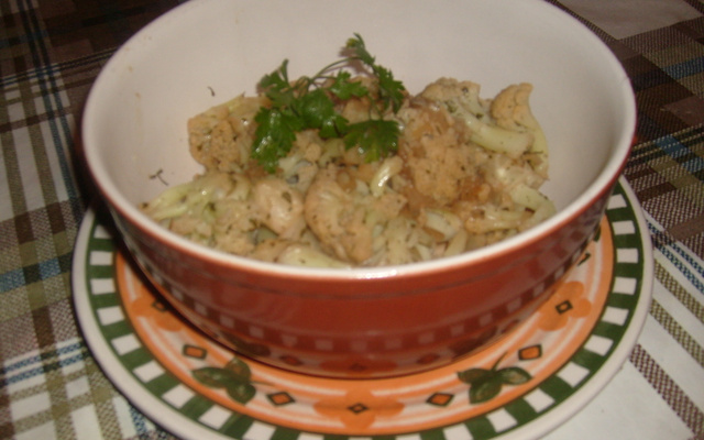 Couve-flor refogadinha