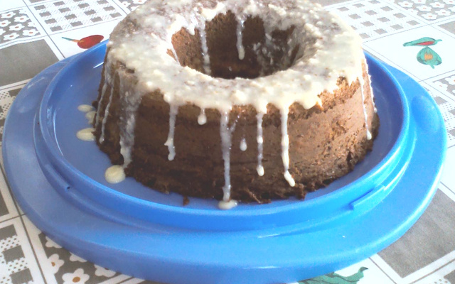 Cobertura de bolo de laranja