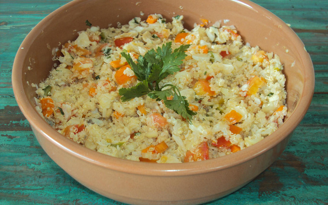 Quinoa com Bacalhau para Semana Santa