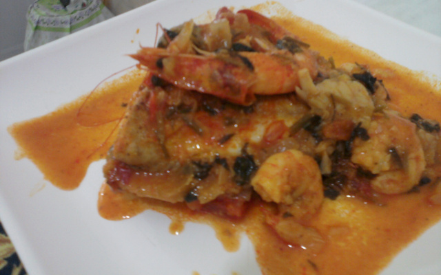 Moqueca de peroá (porquinho)