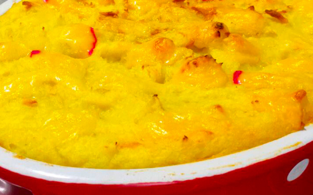 Escondidinho de carne seca do Faé