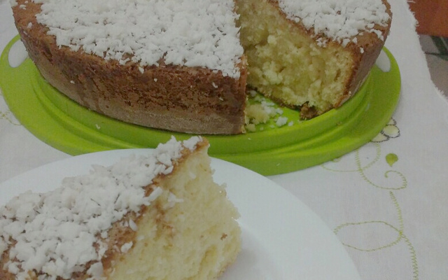 Bolo gelado de liquidificador