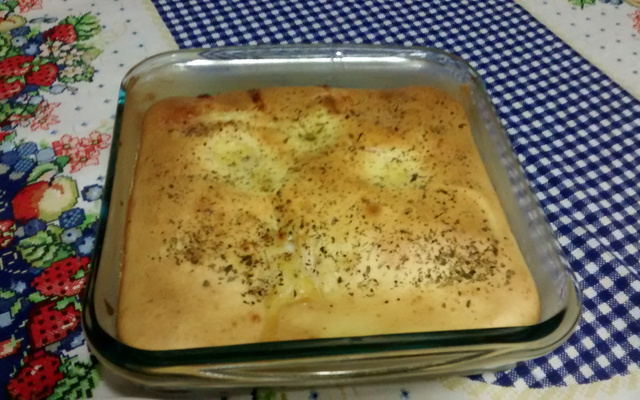 Torta de peito de peru (liquidificador)