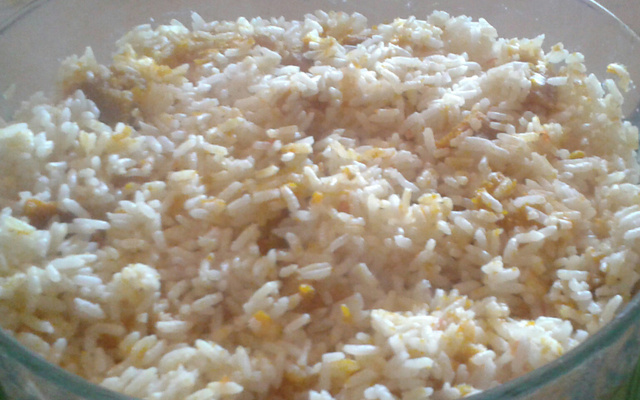 Arroz com abóbora