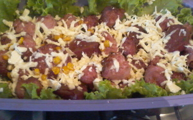 Salada diferente da Dri