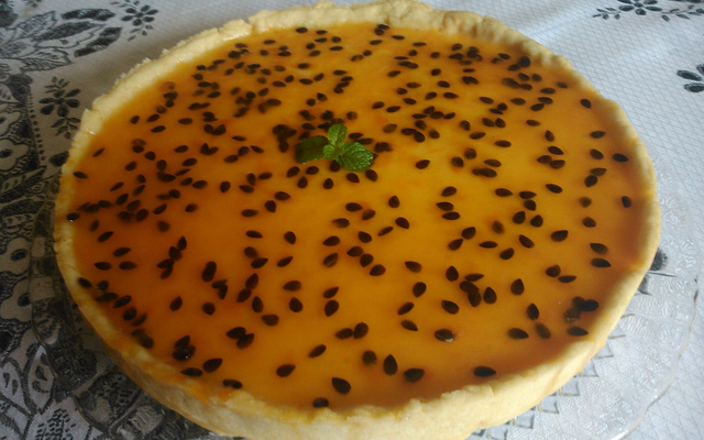 Torta mousse de maracujá