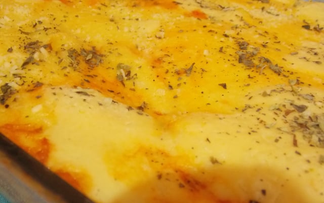 Torta de milho com frango