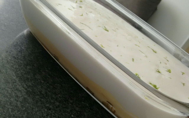 Delícia gelada de abacaxi