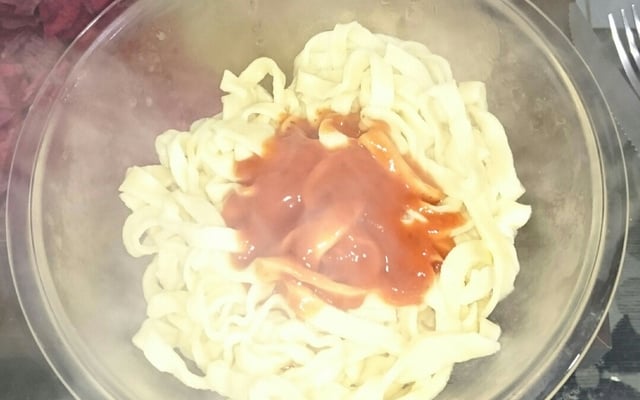 Massa de macarrão caseiro