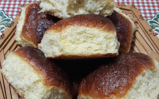 Pão doce de mandioquinha