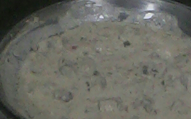 Estrogonofe de carne de sol com leite de coco