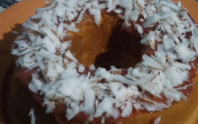 Bolo de coco de liquidificador
