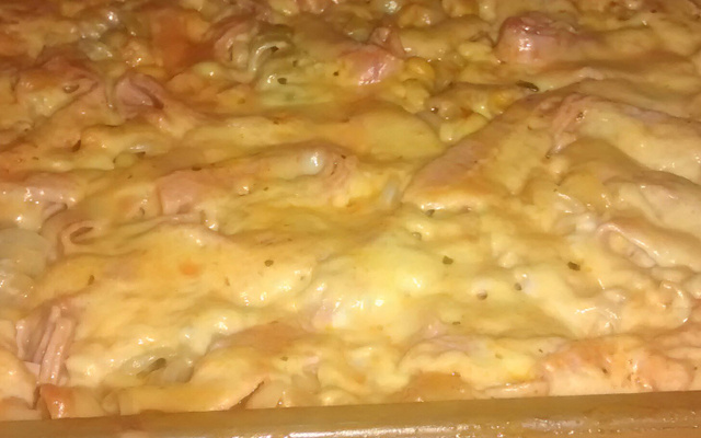 Macarrão talharim de forno