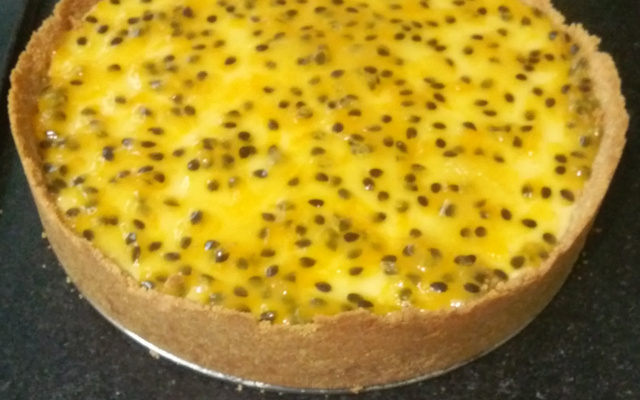 Torta mousse de maracujá