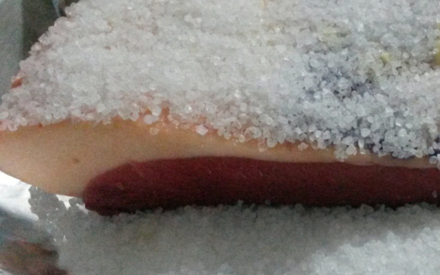 Ponta de peito assada maravilhosa