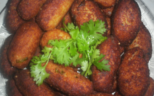 Bolinho de arroz com soja