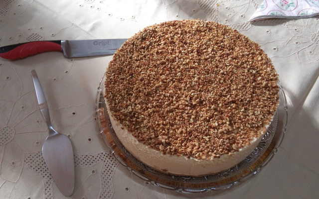 Torta mousse de doce de leite