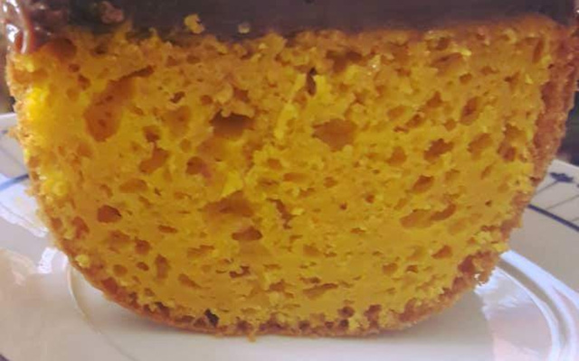 Bolo de cenoura Sanclair