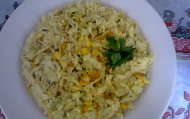 Galinhada de panela de pressão