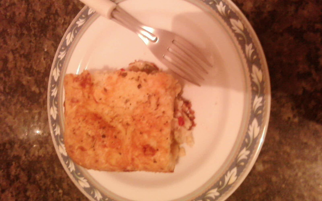 Torta crocante de abobrinha