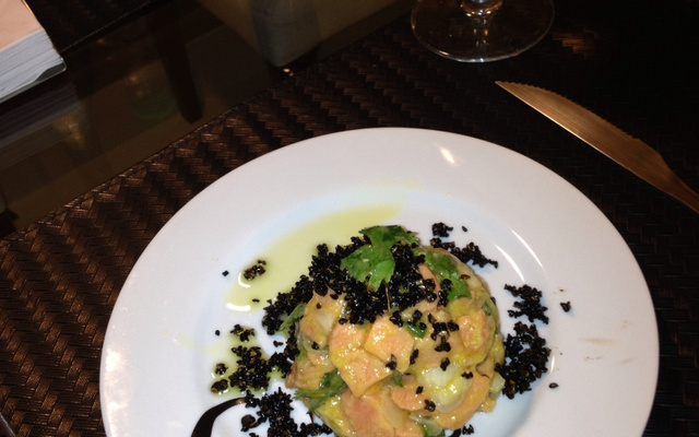 Tartar de salmão do Ferrari