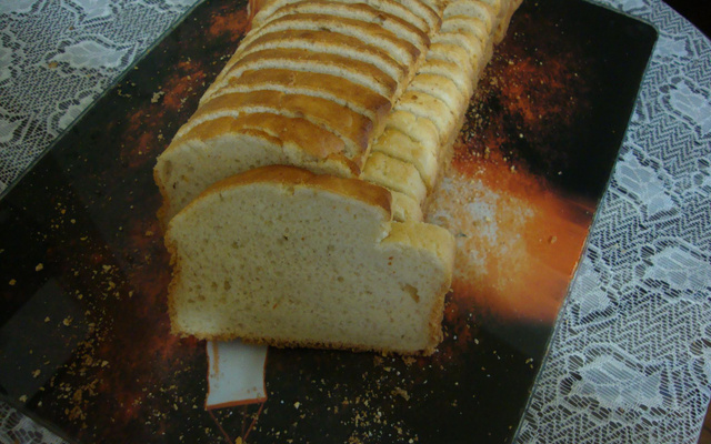 Pão sem gluten, sem açúcar e sem leite
