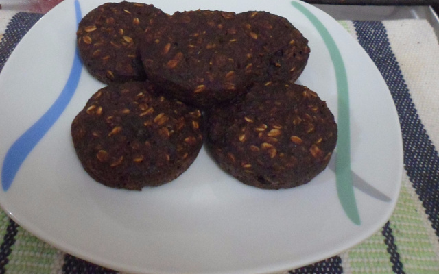 Bolinho funcional de banana e canela