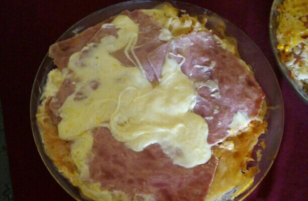 Macarrão talharim de forno